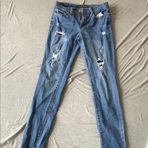 aeropostale high waisted ankle jeggings